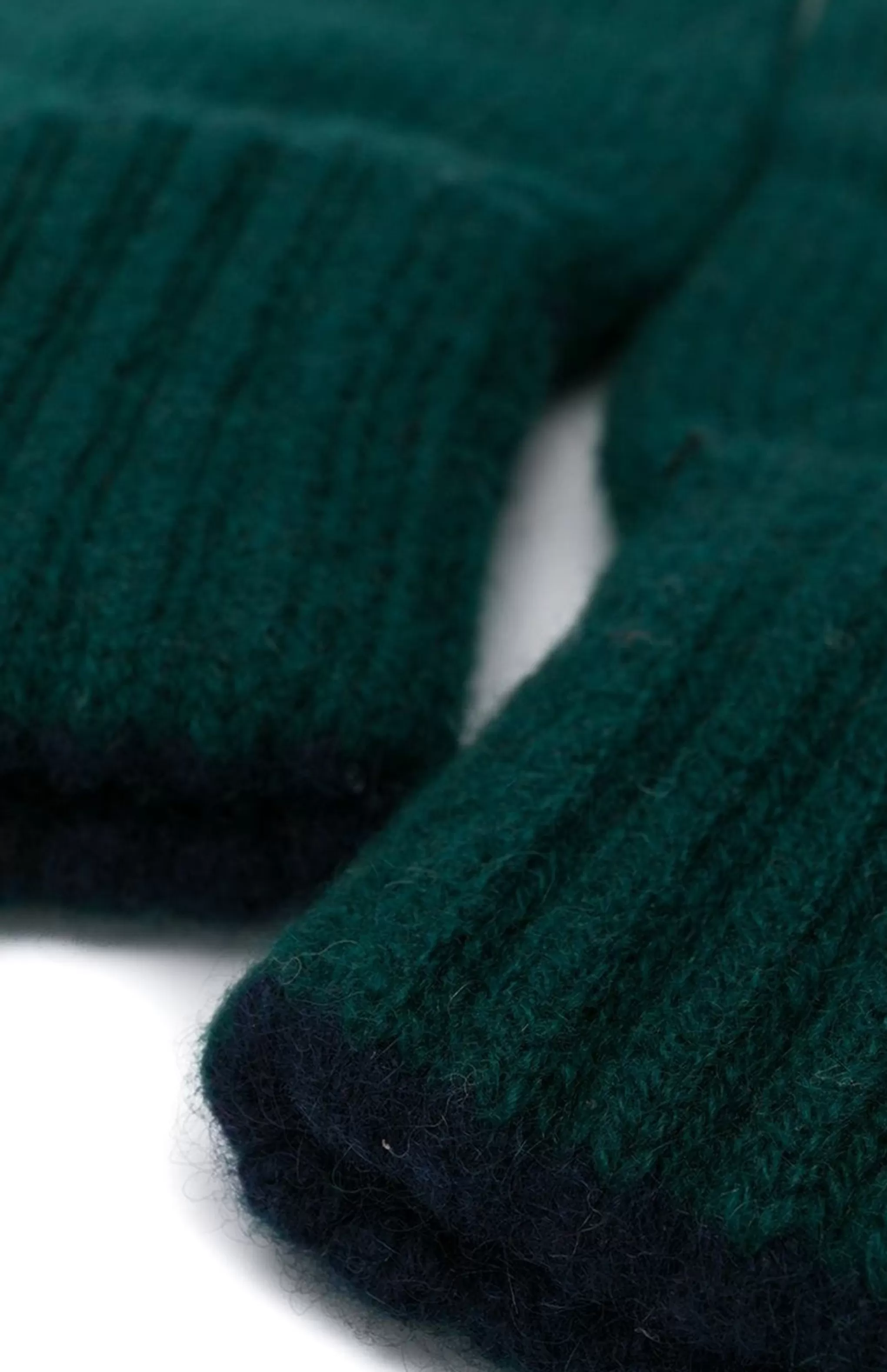 Best Cashmere Contrast Cuff In Evergreen Men Cashmere
