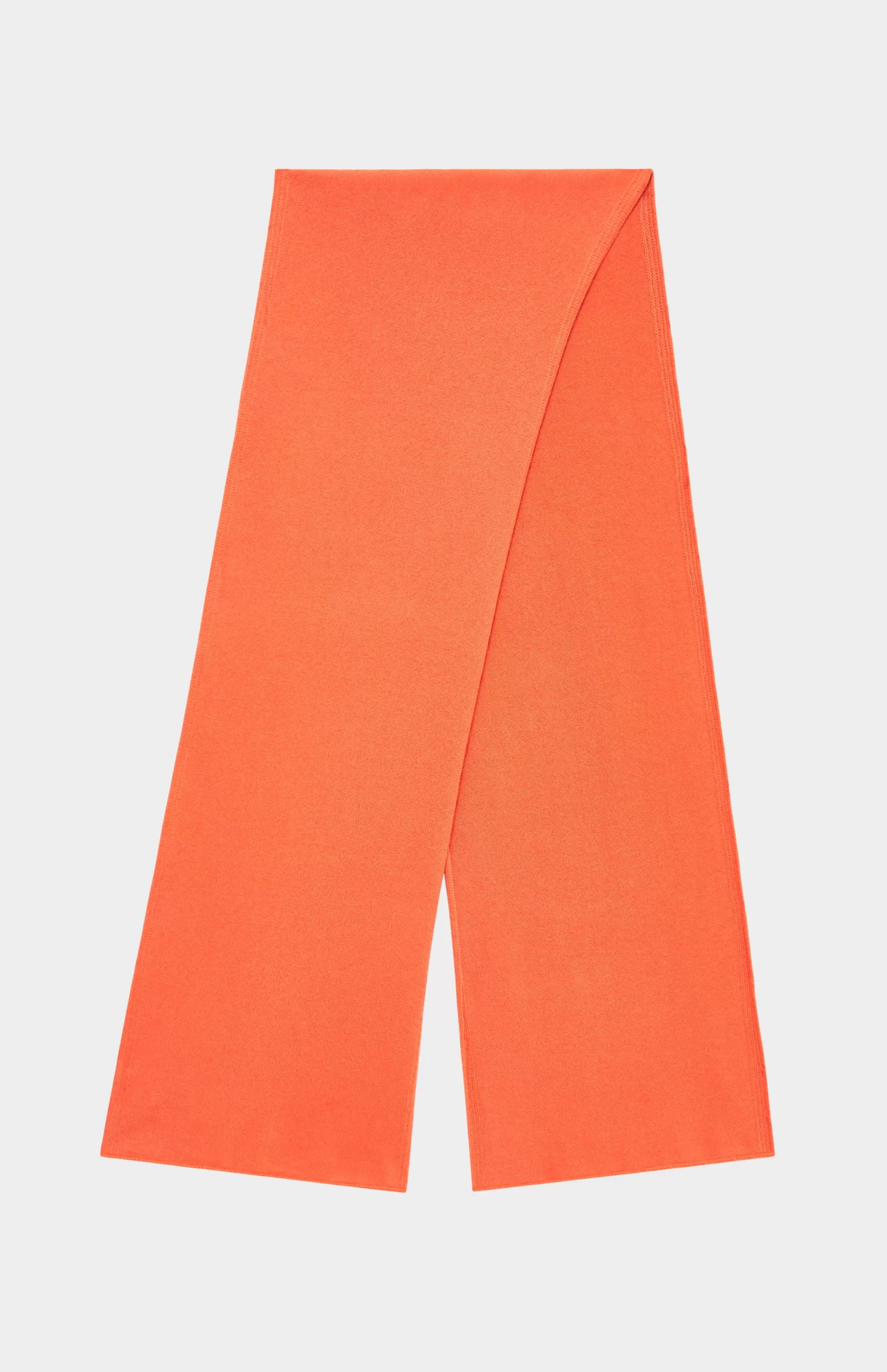 Discount Cashmere scarf In Bengal Orange Men Conscious Collection