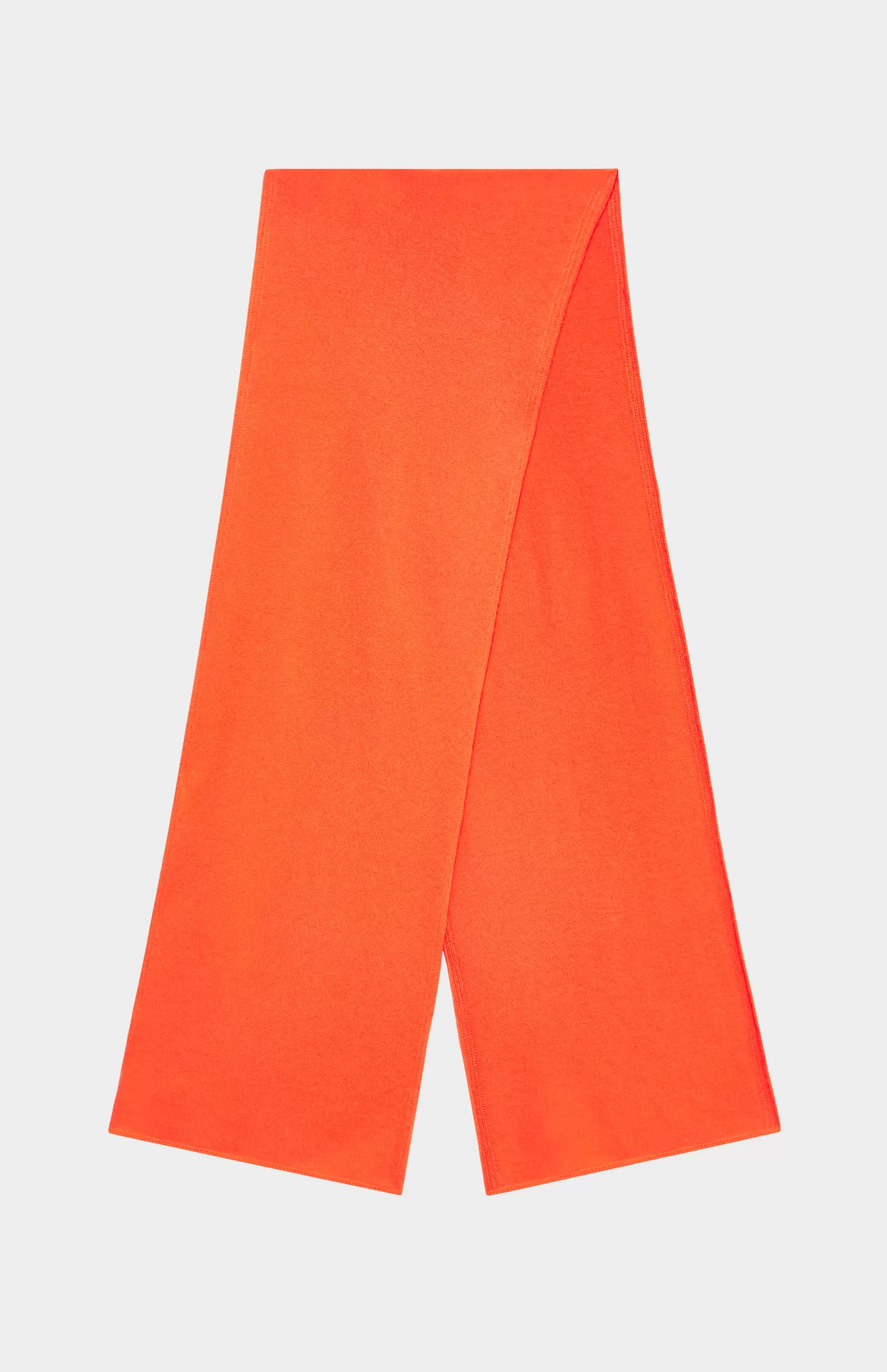 New Cashmere scarf In Lamp Orange Men Conscious Collection
