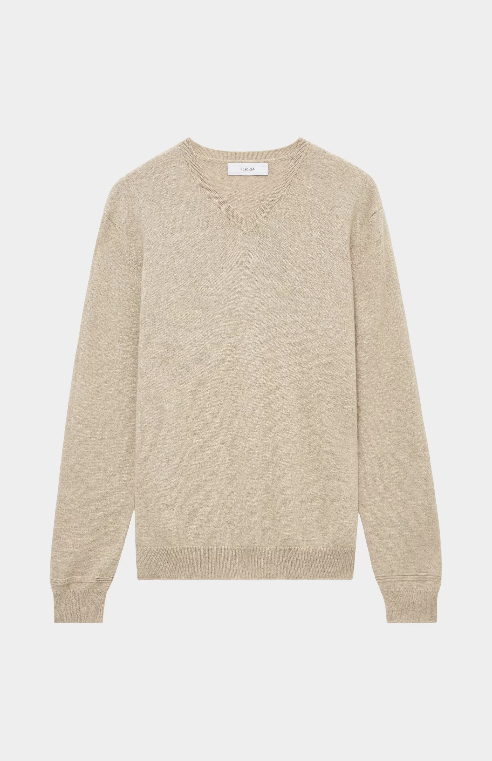 Store Classic V Neck Cashmere Jumper In Dark Natural Men Best Sellers