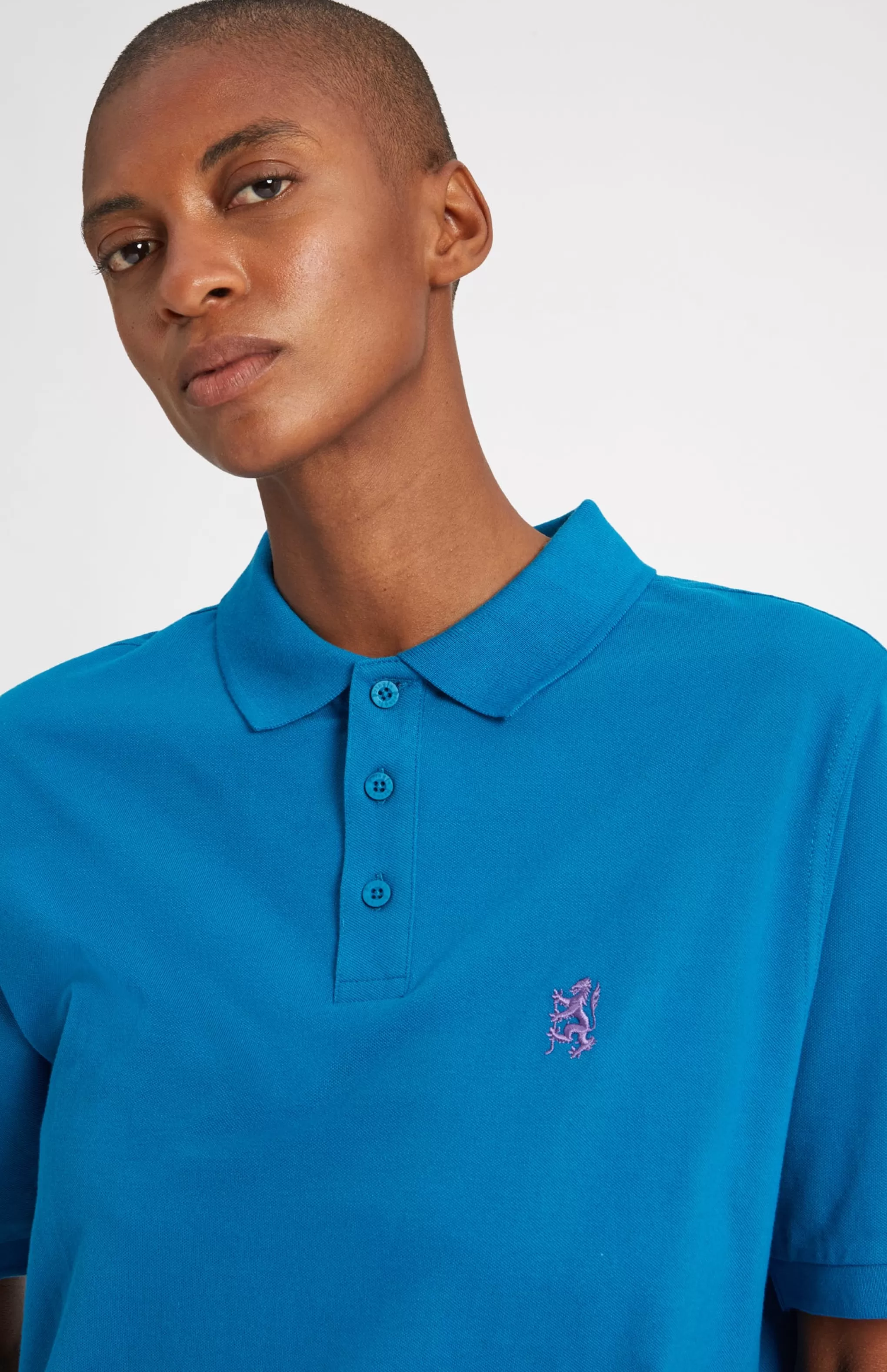 Online Cotton Heritage Golf Polo Shirt In Lagoon Men Cotton