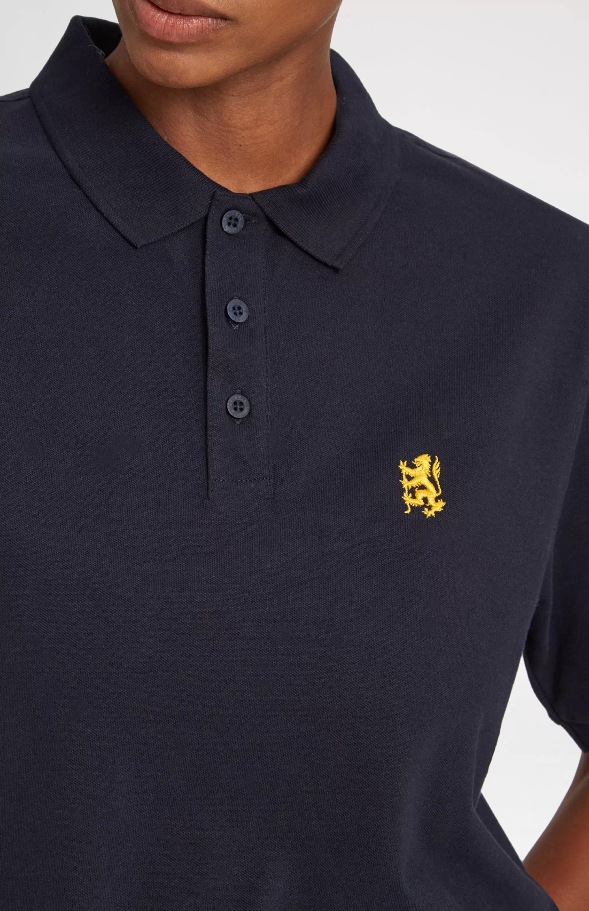 New Cotton Heritage Golf Polo Shirt In Navy Men Polo Shirts