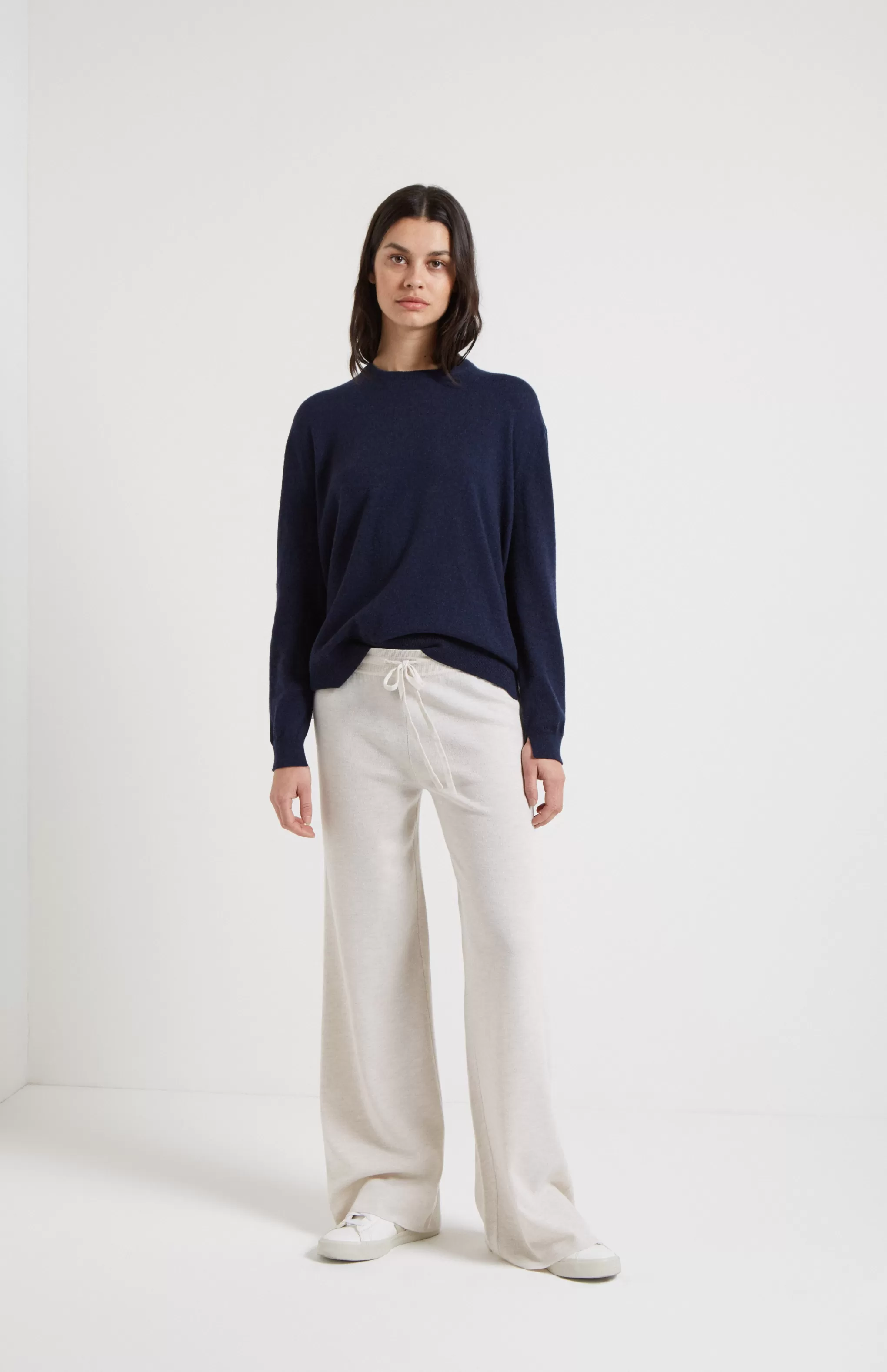 Cheap Jumper Scottish Cashmere In Navy Men/Women Cashmere