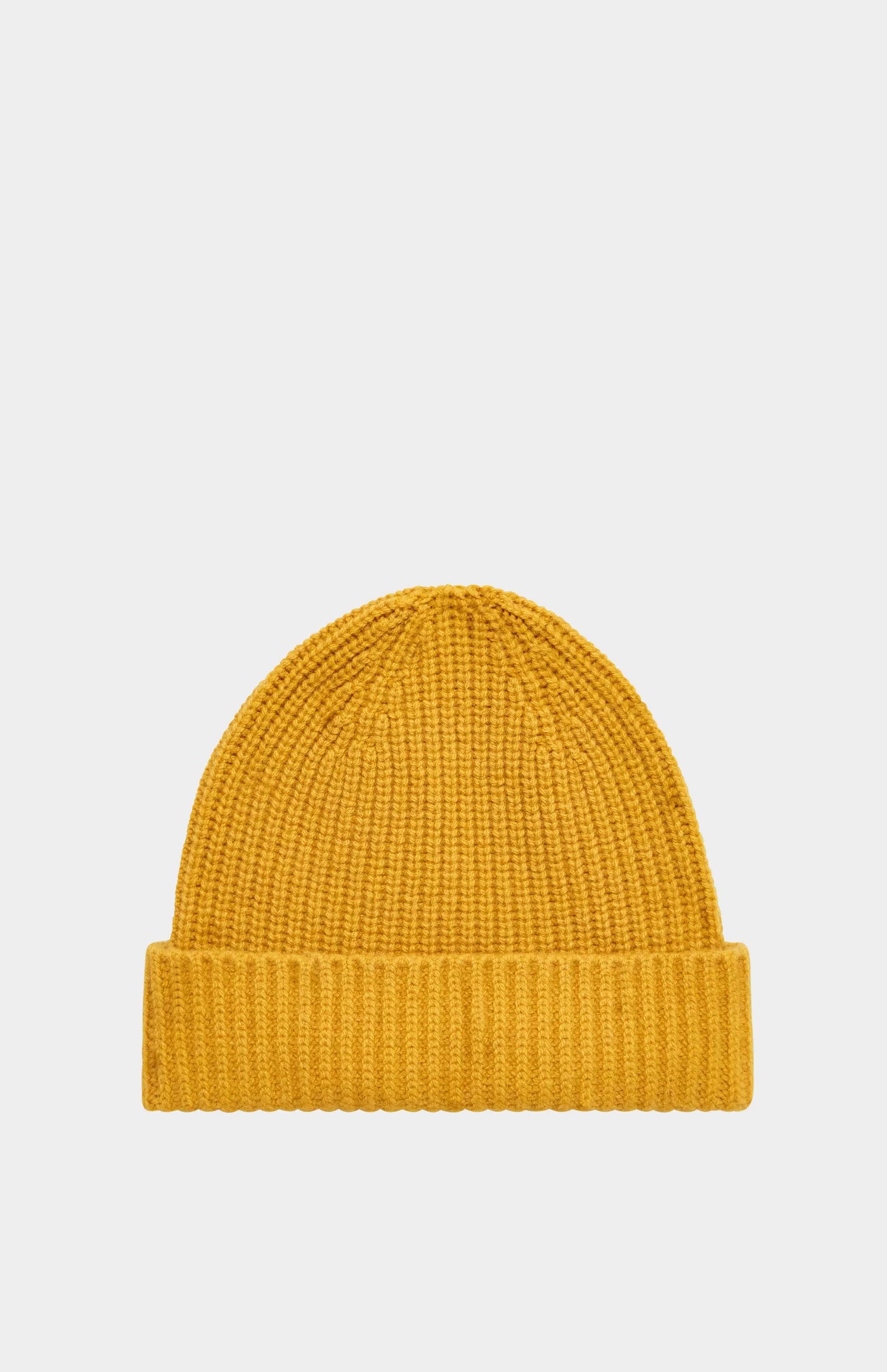 Best Sale Lambswool Beanie In Honey Men/Women Made in Scotland