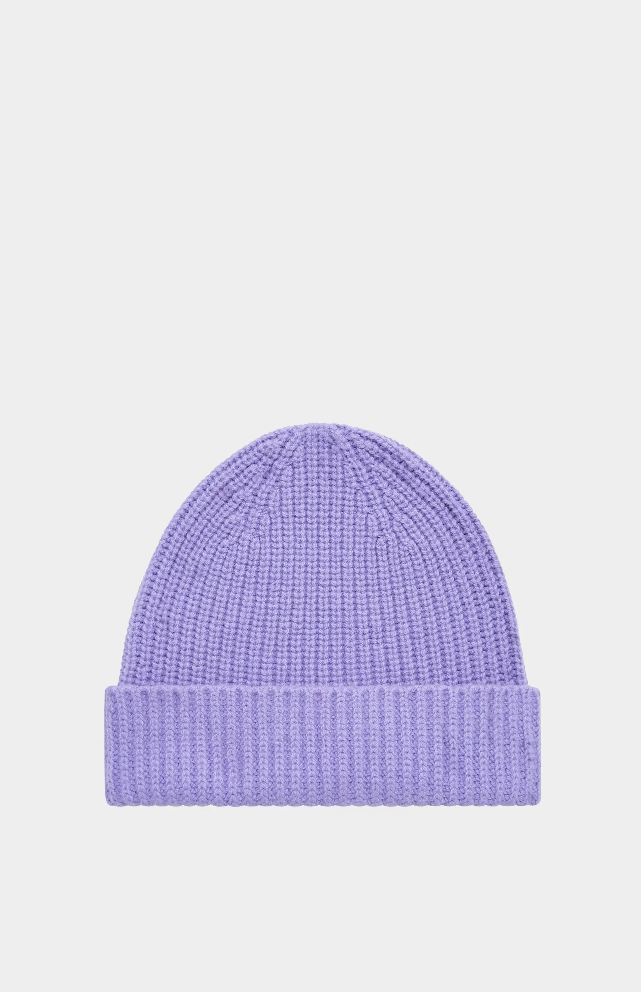 Best Sale Lambswool Beanie In Lavender Men Made in Scotland