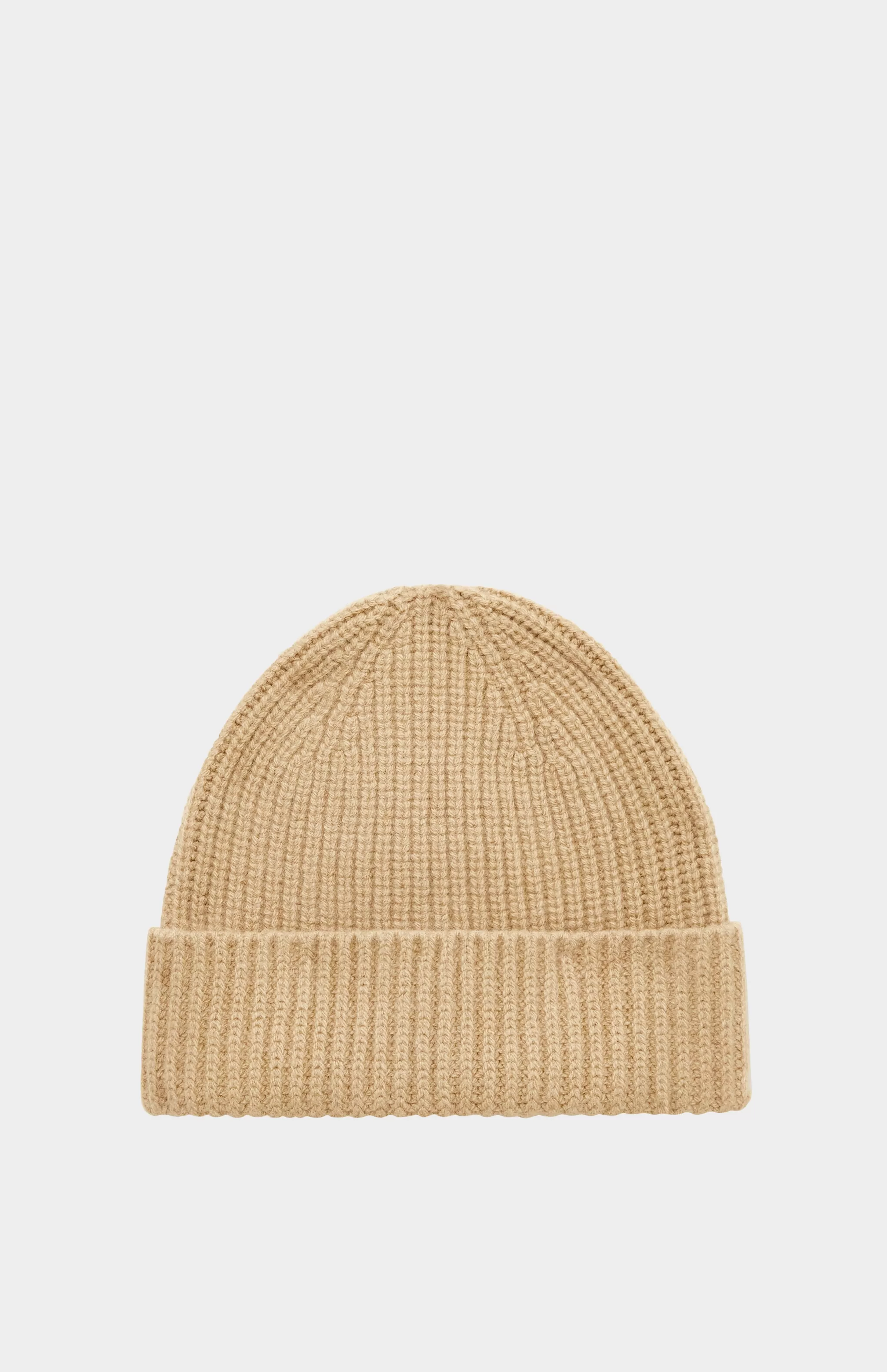 Best Lambswool Beanie In Sand Men Made in Scotland