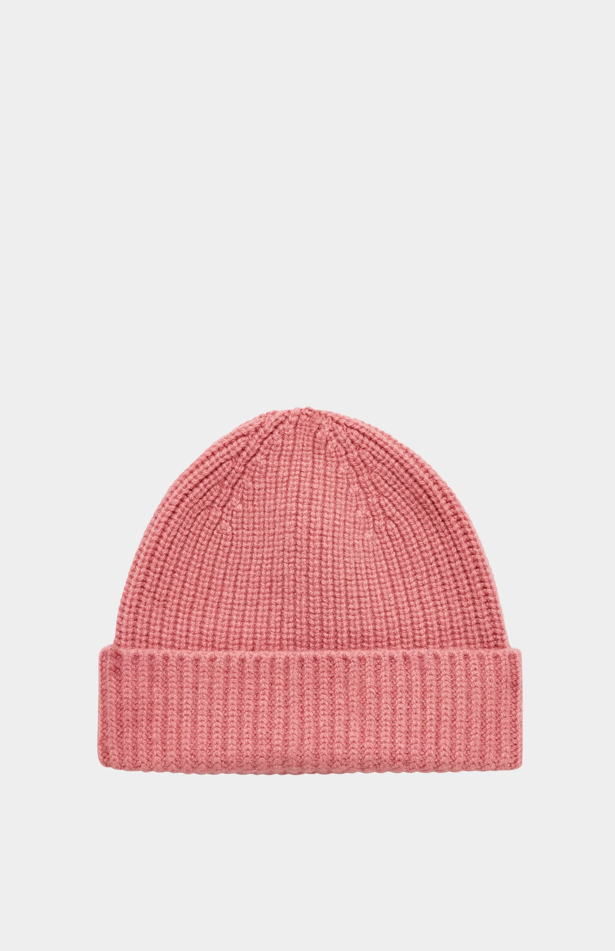 Store Lambswool Beanie In Sand Rose Men/Women Conscious Collection
