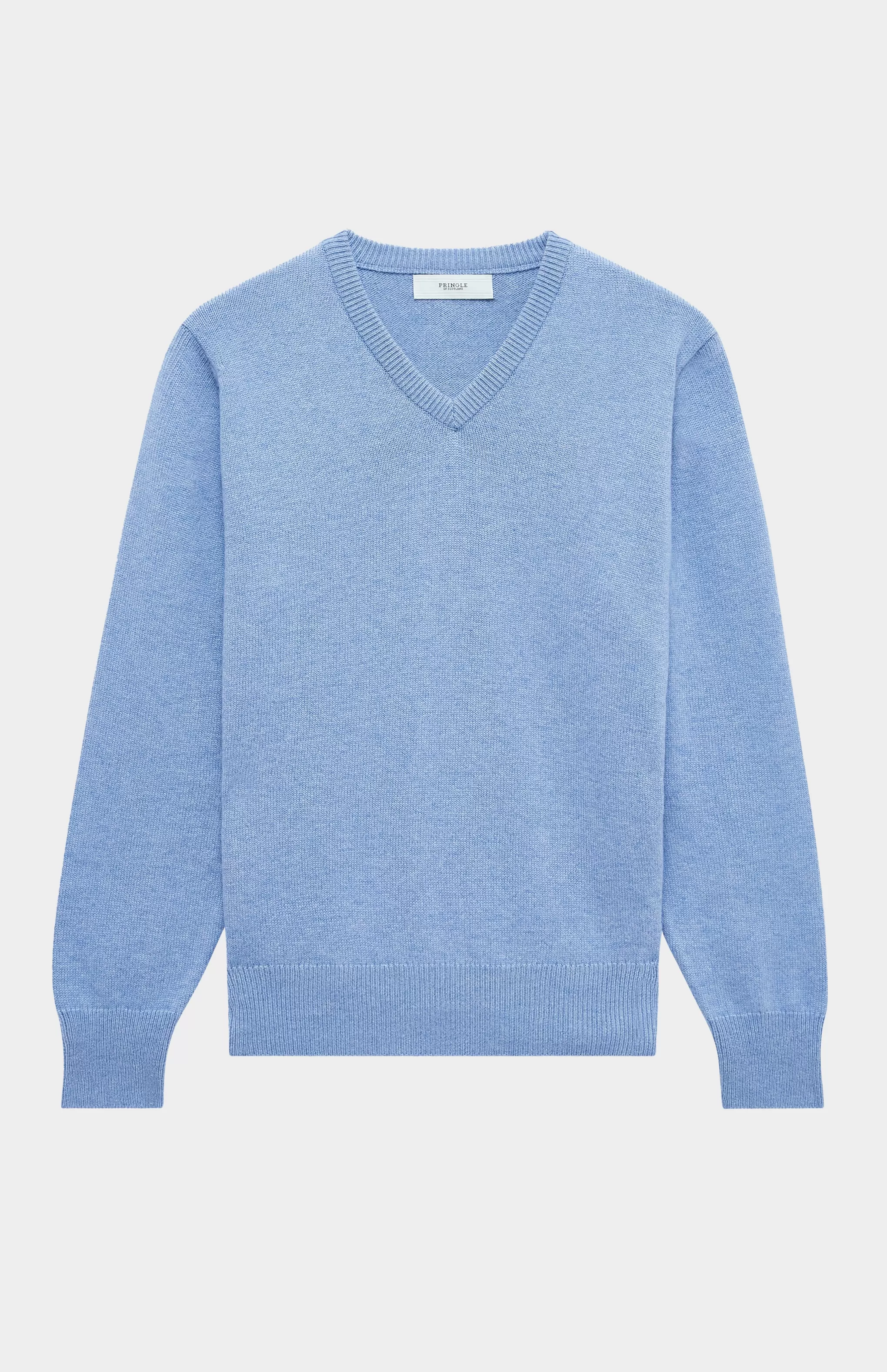 Sale Mens 4 Ply V Neck Cashmere Jumper In Fresco Men Cashmere