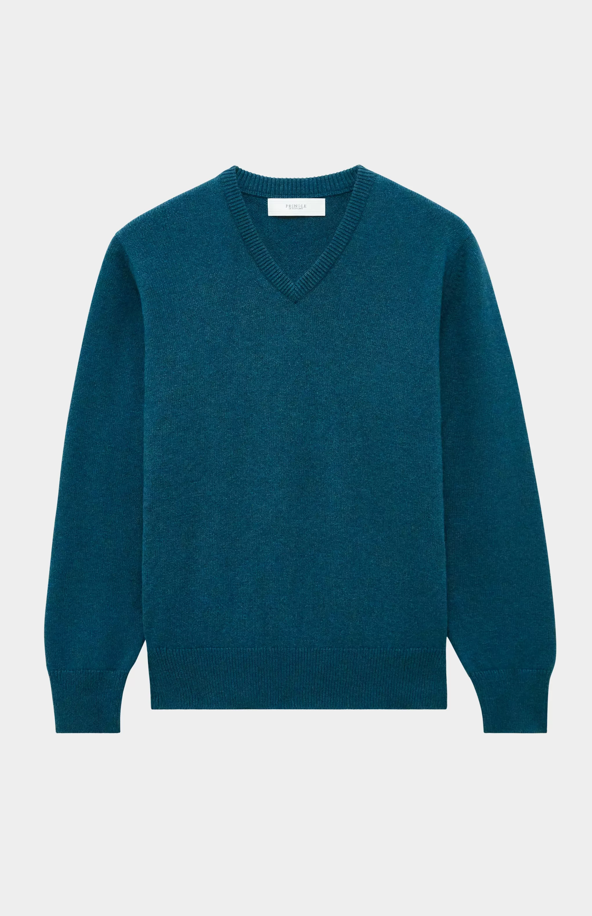 Cheap Mens 4 Ply V Neck Cashmere Jumper In Nightfall Men Heavy Weight Knits
