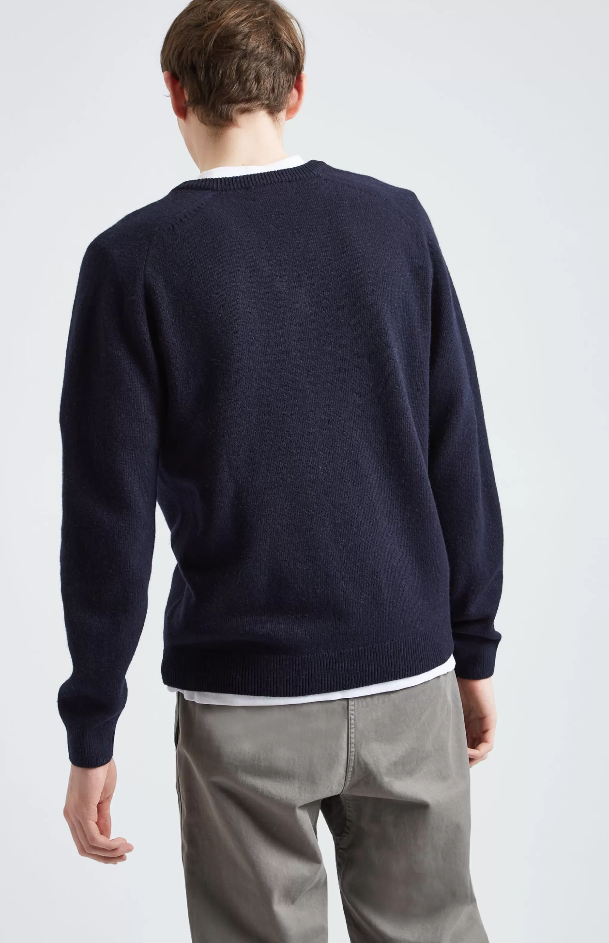 Cheap Men's Archive V Neck Lambswool Blend Jumper In Navy Men Pringle Heritage Unisex Collections