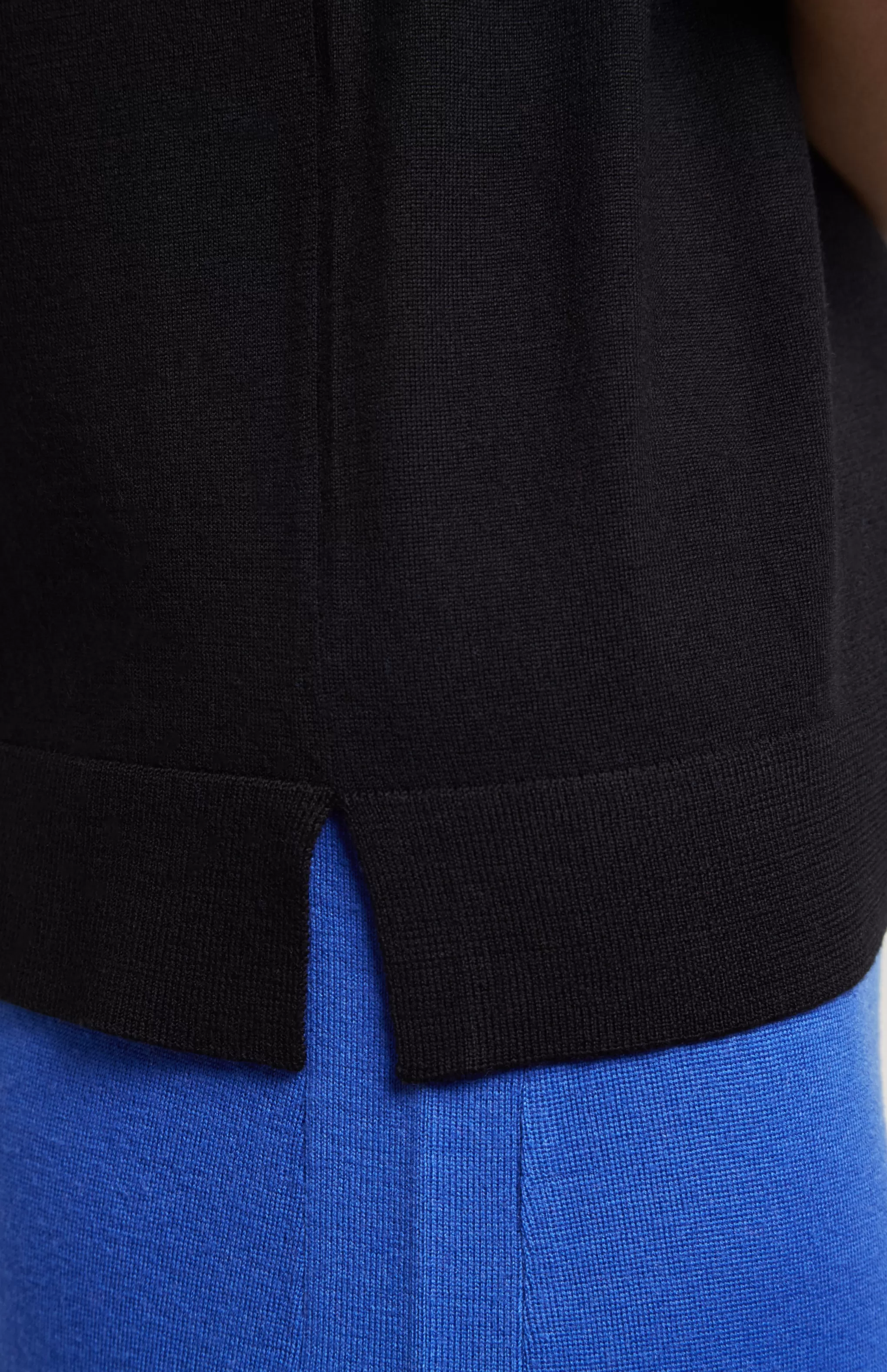 Fashion Merino T-Shirt In Black Men/Women Merino