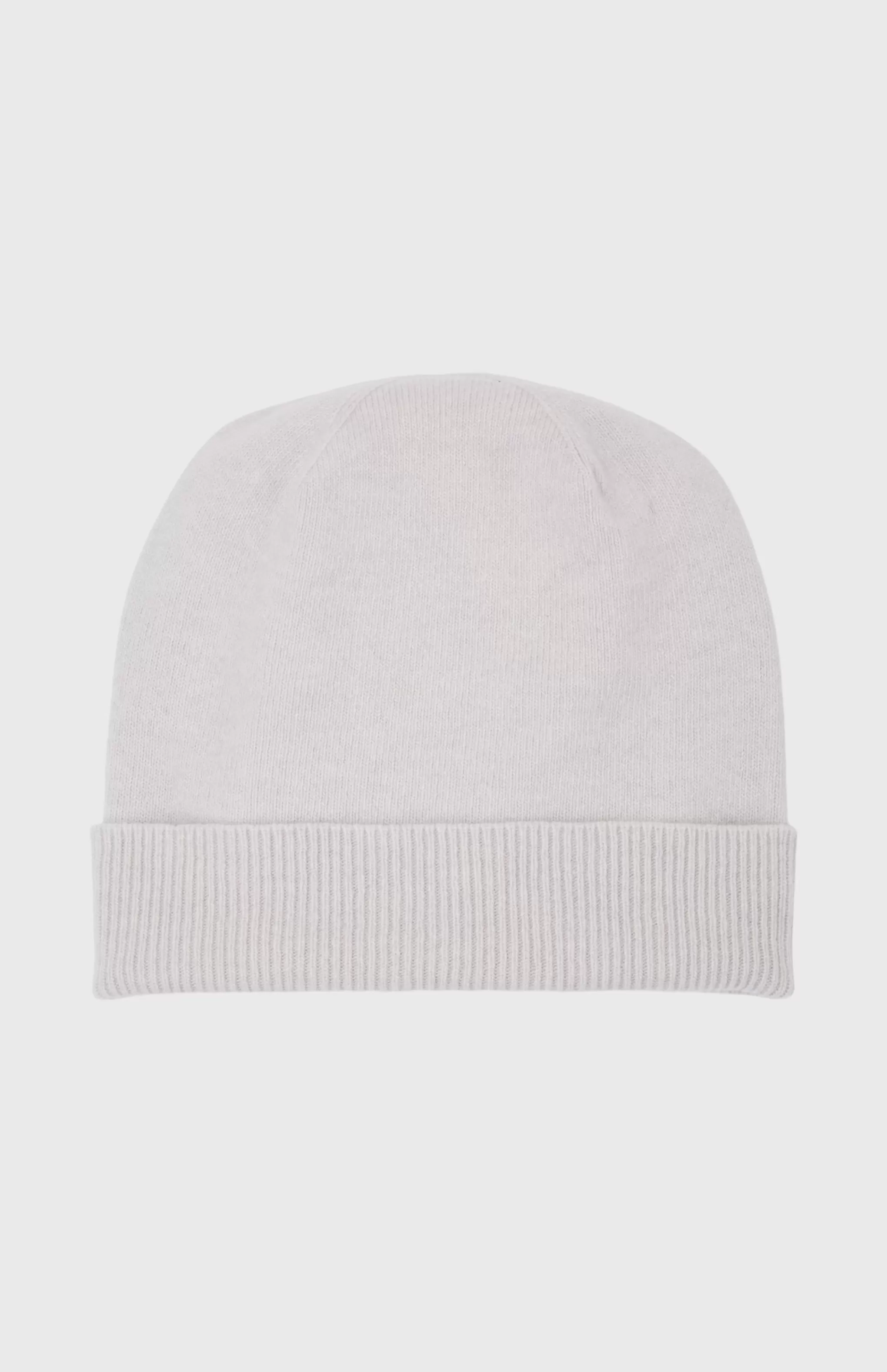 Cheap Ribbed Wool Cashmere Blend Beanie In Mushroom Men/Women Conscious Collection