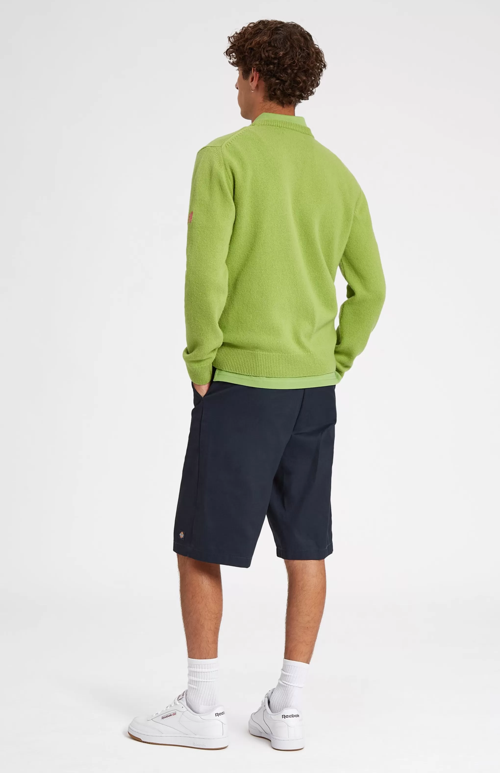 Cheap Unisex Diamond Motif Heritage Golf Jumper In Green And Ivory Men/Women Argyle