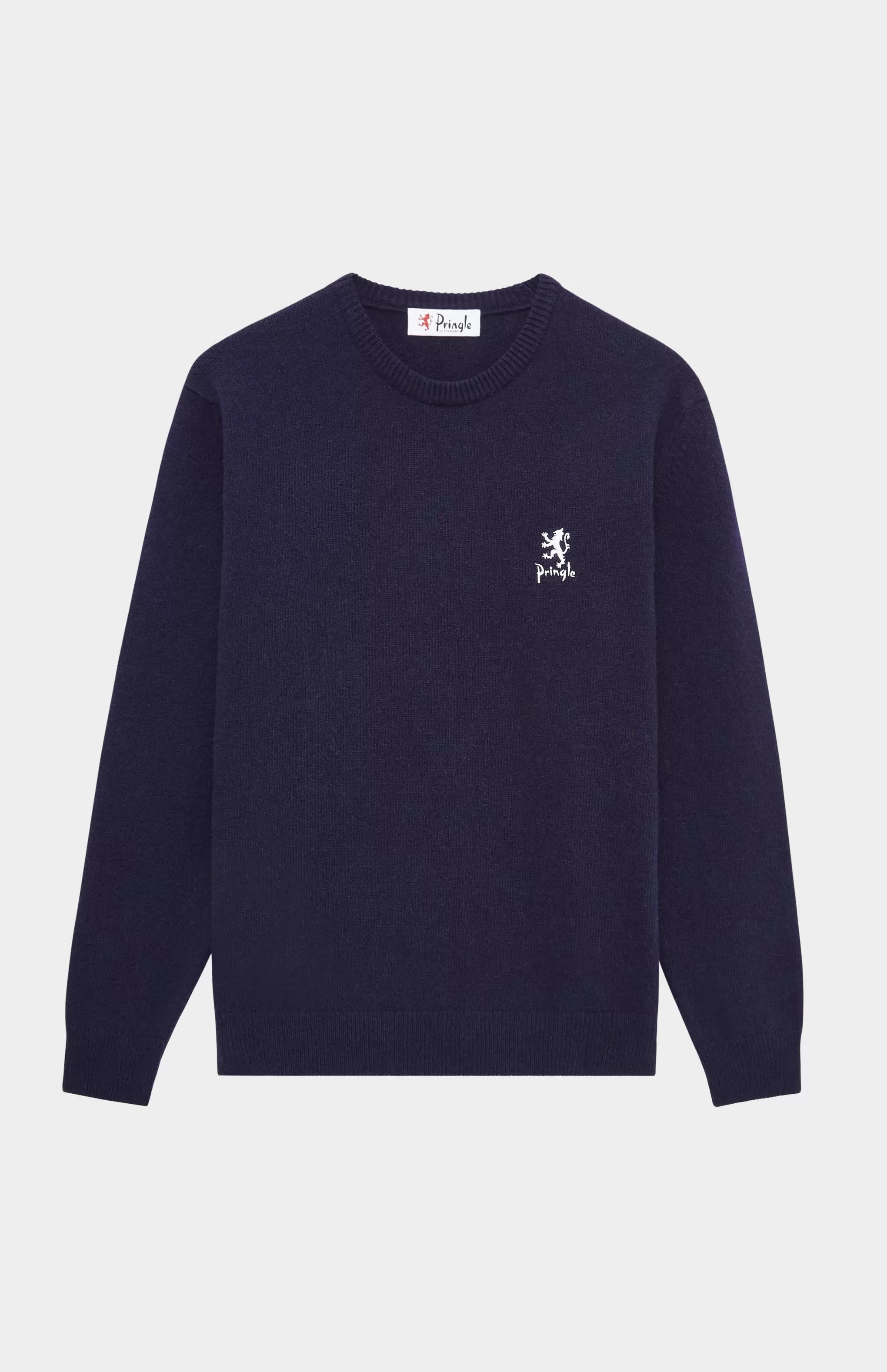 Cheap Women's Archive Round Neck Lambswool Blend Jumper In Navy Men Pringle Heritage Unisex Collections