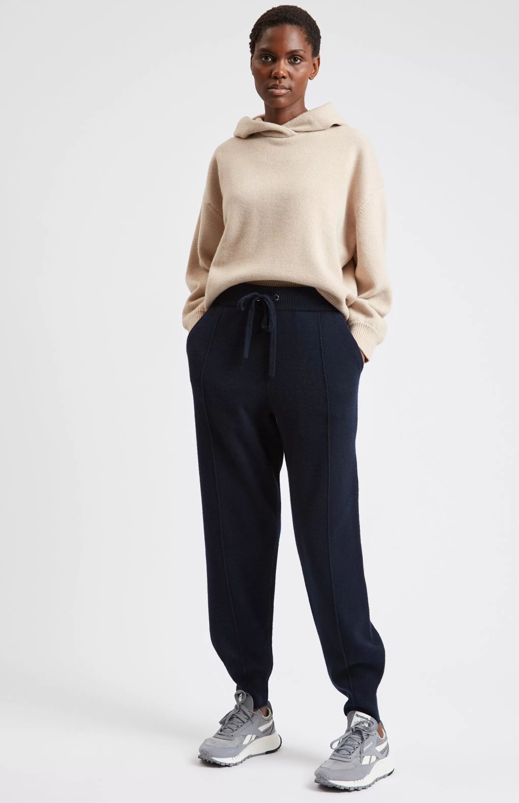 Best Women's Cashmere Blend Joggers In Indigo Men/Women Loungewear