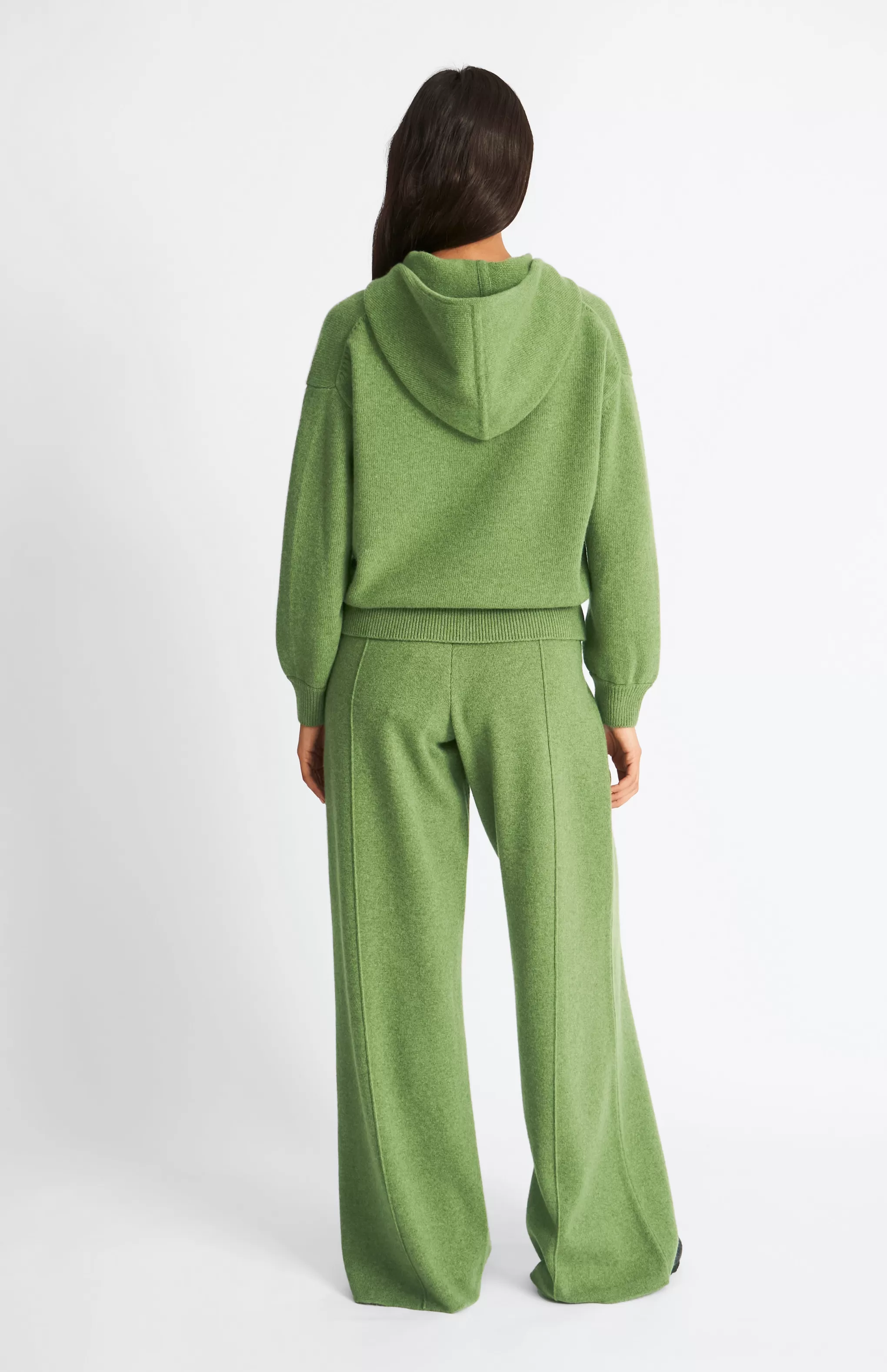 Best Women's Cashmere Blend Trousers In Wood Sage Men/Women Best Sellers