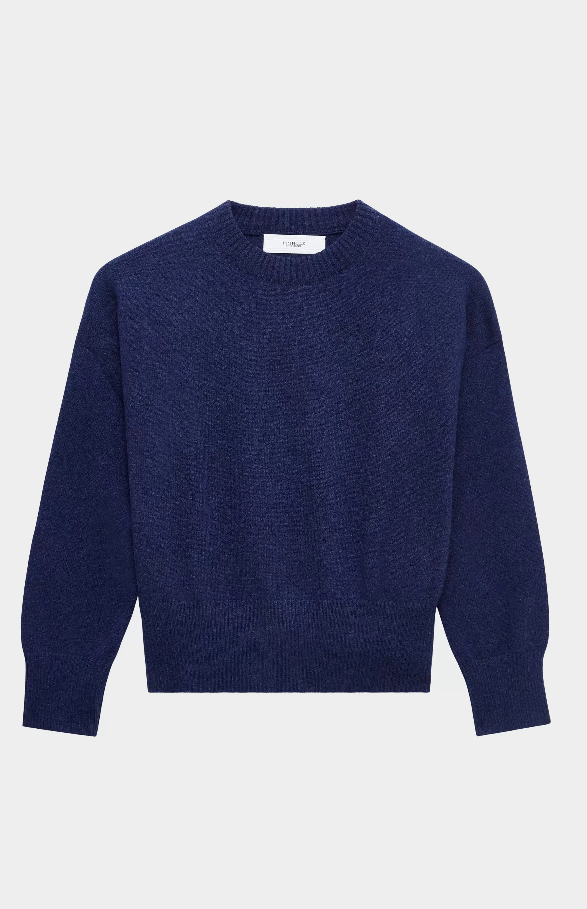 Best Sale Women's Lightweight Round Neck Cashmere Jumper In Inkwell Men/Women Light Weight Knits